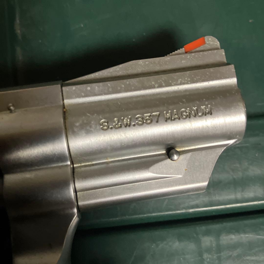 コクサイ S&W M19 357マグナム ガスリボルバー シルバー　ジャンク品