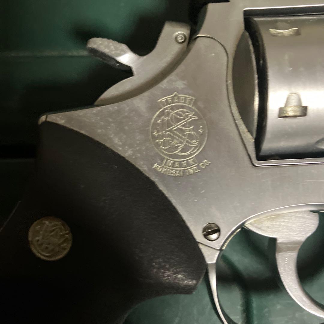 コクサイ S&W M19 357マグナム ガスリボルバー シルバー　ジャンク品