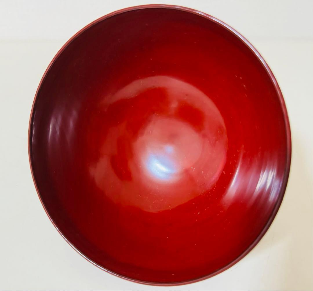 角偉三郎 朱塗 合鹿椀 漆器漆芸