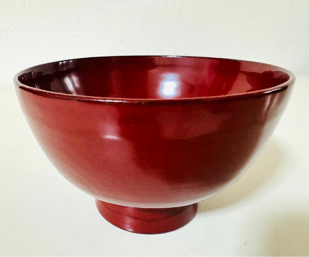 角偉三郎 朱塗 合鹿椀 漆器漆芸