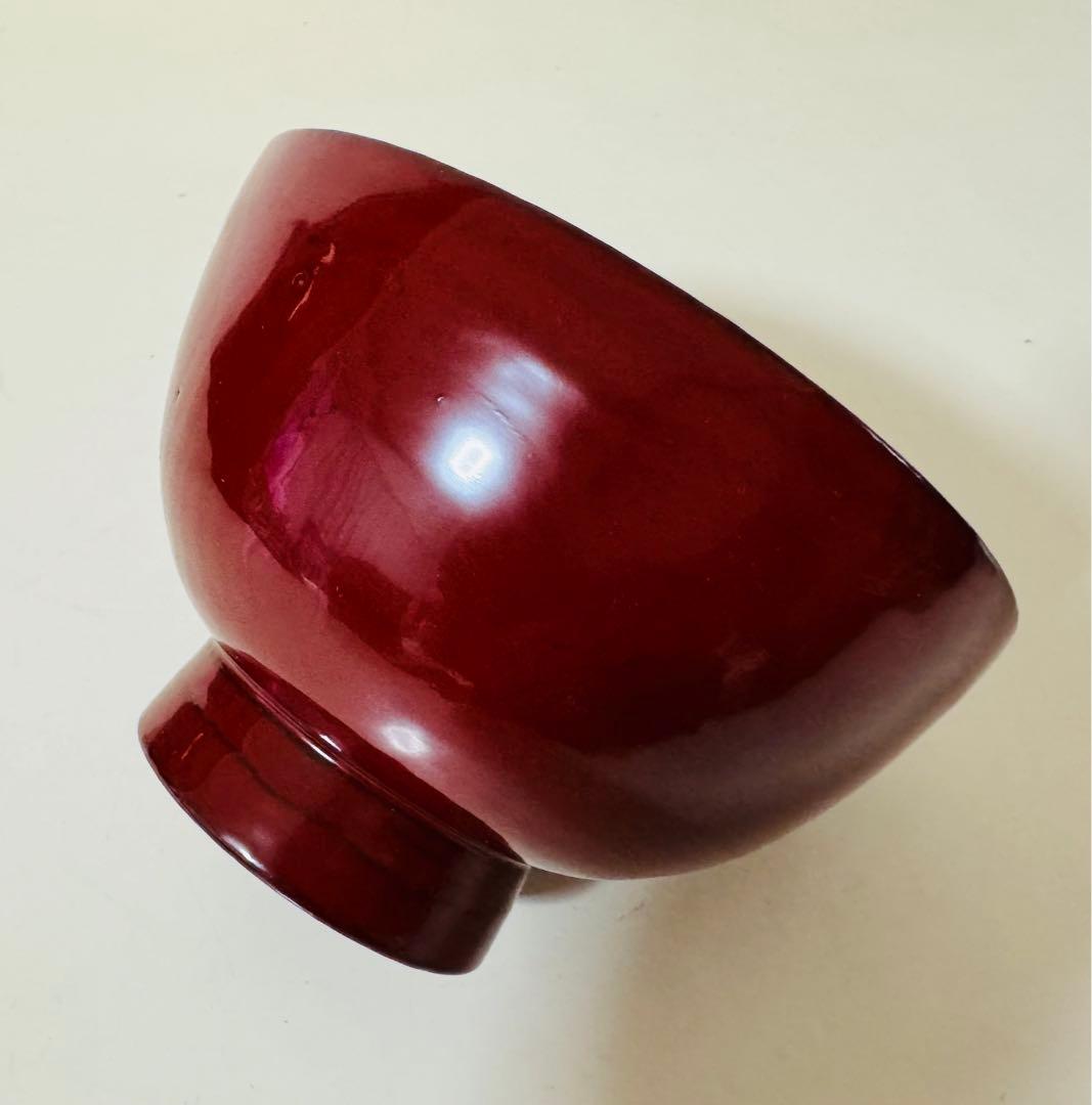 角偉三郎 朱塗 合鹿椀 漆器漆芸