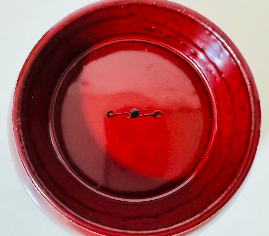 角偉三郎 朱塗 合鹿椀 漆器漆芸