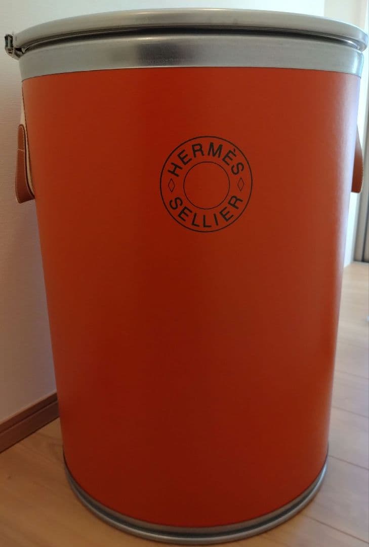 princess.y エルメス サドルボックス 馬具缶 オレンジＬ