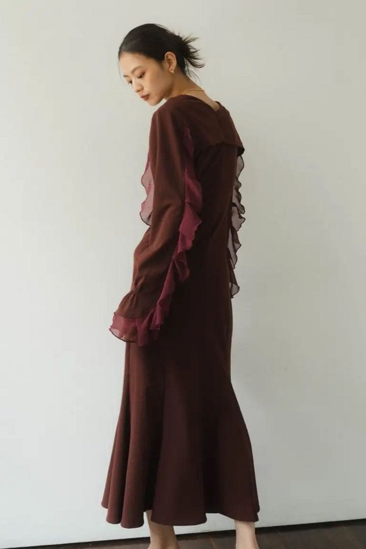 Knuth Marf frill sleeves one piece XSサイズ