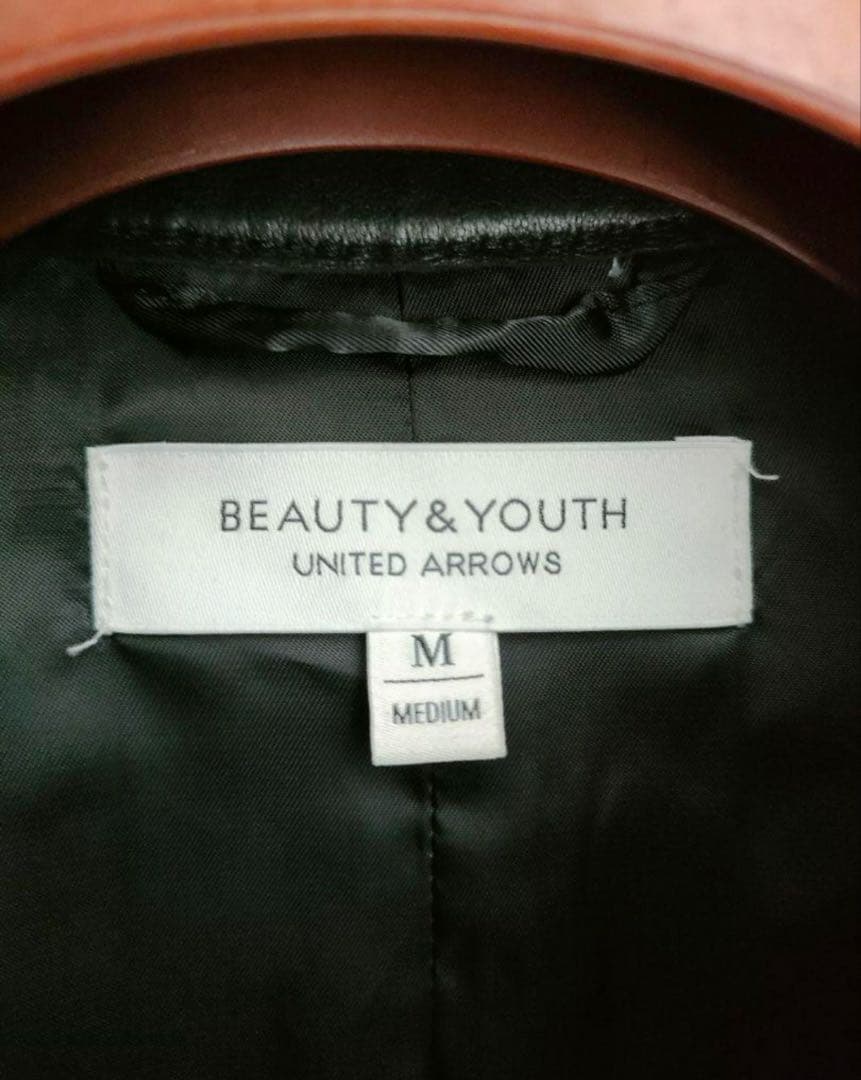 最終値下げ！b&y　レザージャケット