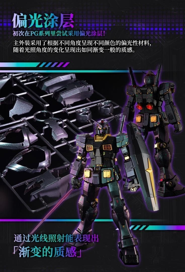 バンダイ 海外超限定 PG RX-78-2 ガンダム 1/60 偏光コーティング