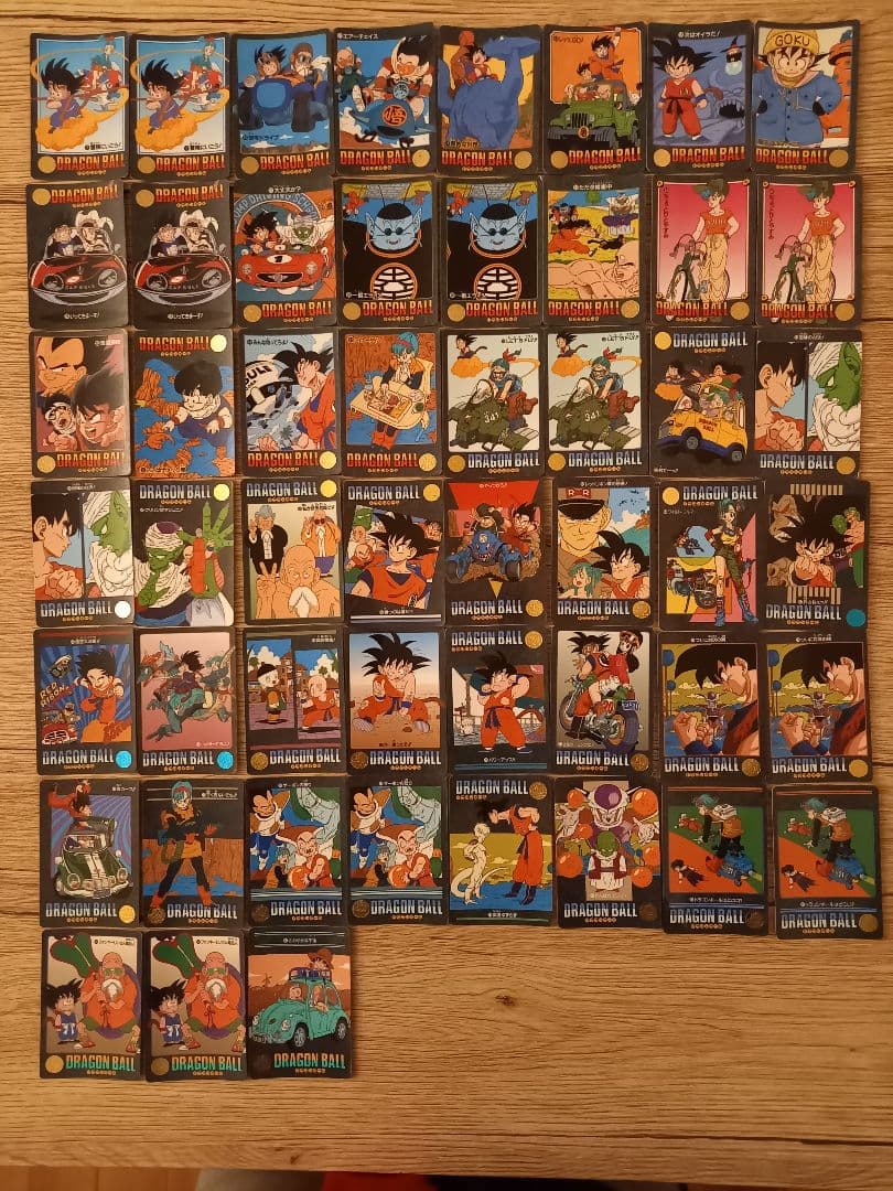 『当時物希少』ドラゴンボールカードビジュアルアドベンチャー ノーマル74枚セット