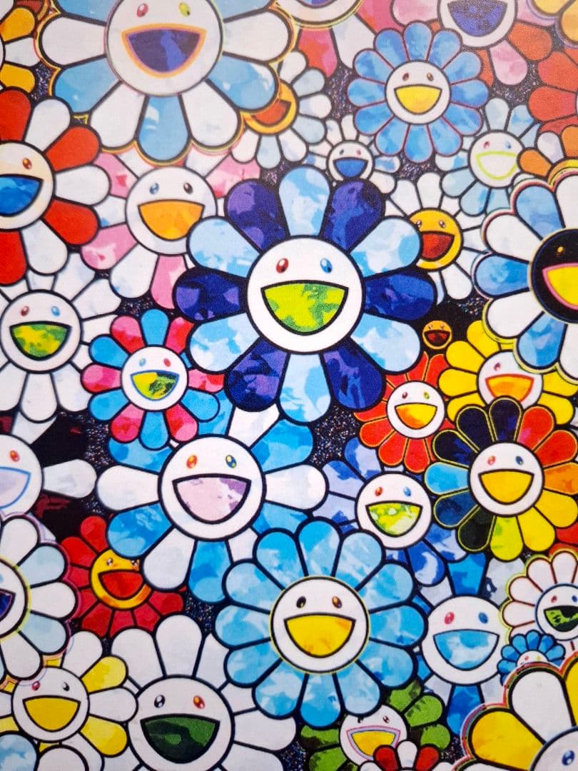 村上隆作品　『笑顔のお花達』