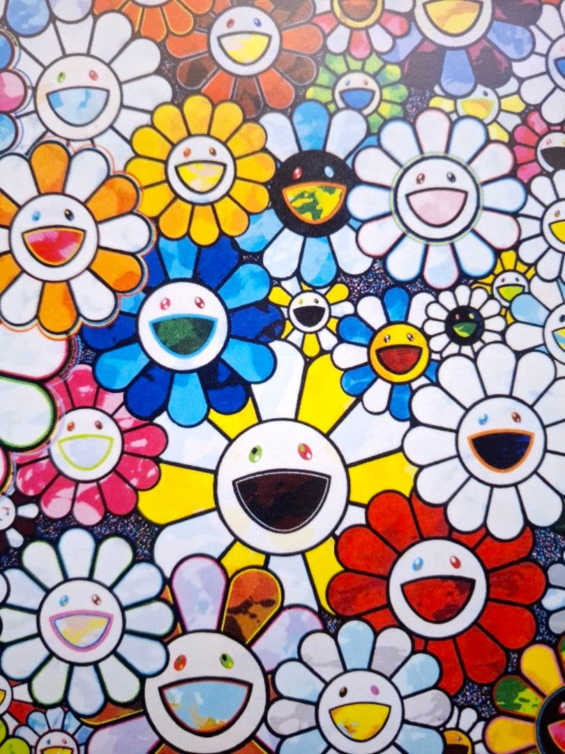 村上隆作品　『笑顔のお花達』