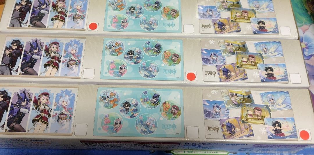 原神　GIGO限定　ラバーマット　3種セット