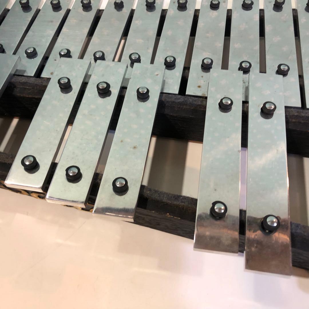 日本製 Saito サイトー 斉藤製作所 グロッケン 鉄琴 32鍵盤 マレット付