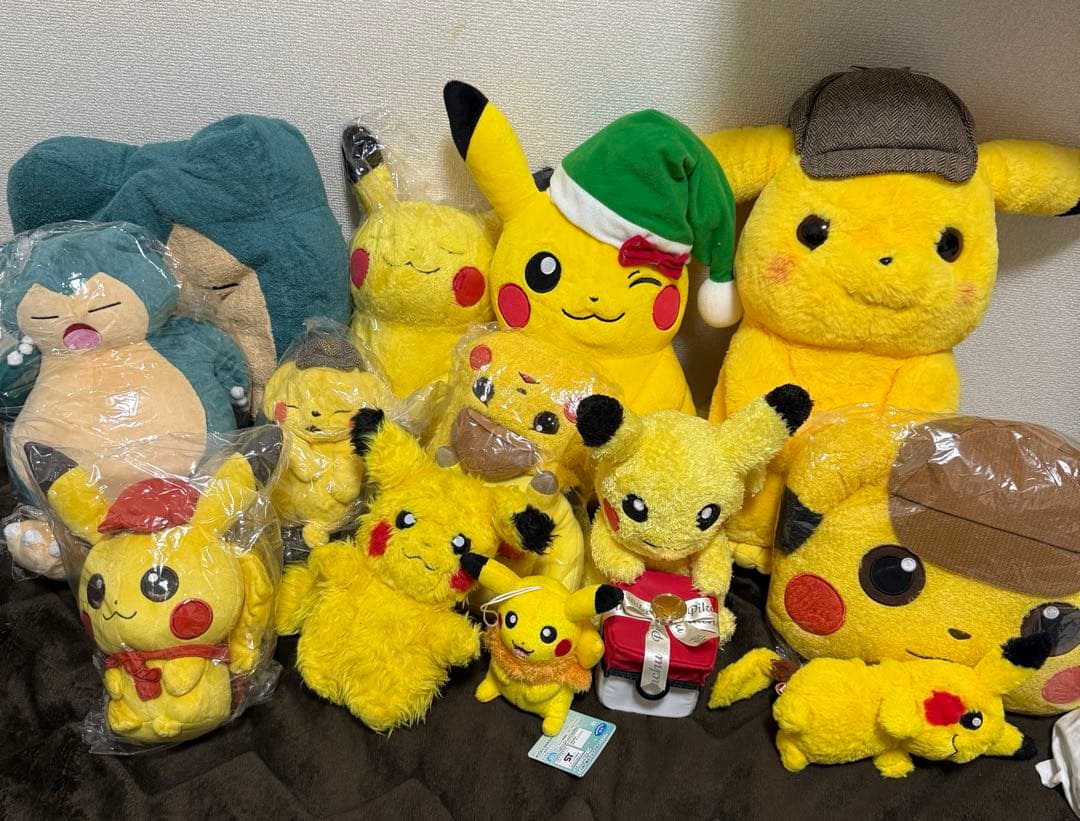 ピカチュウ カビゴン ぬいぐるみ