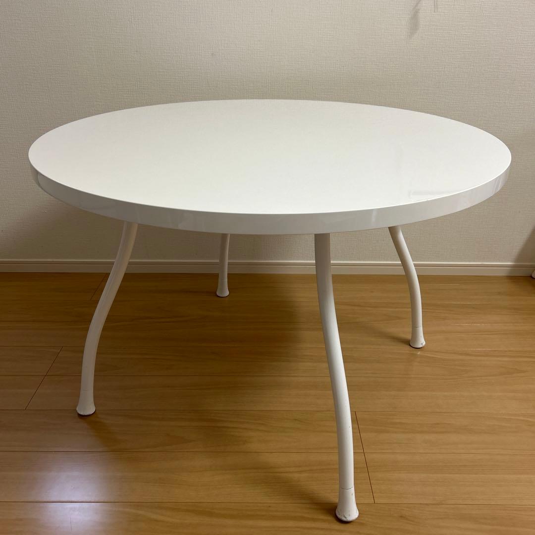 リーンロゼ☆ダイニングテーブル　白　中古