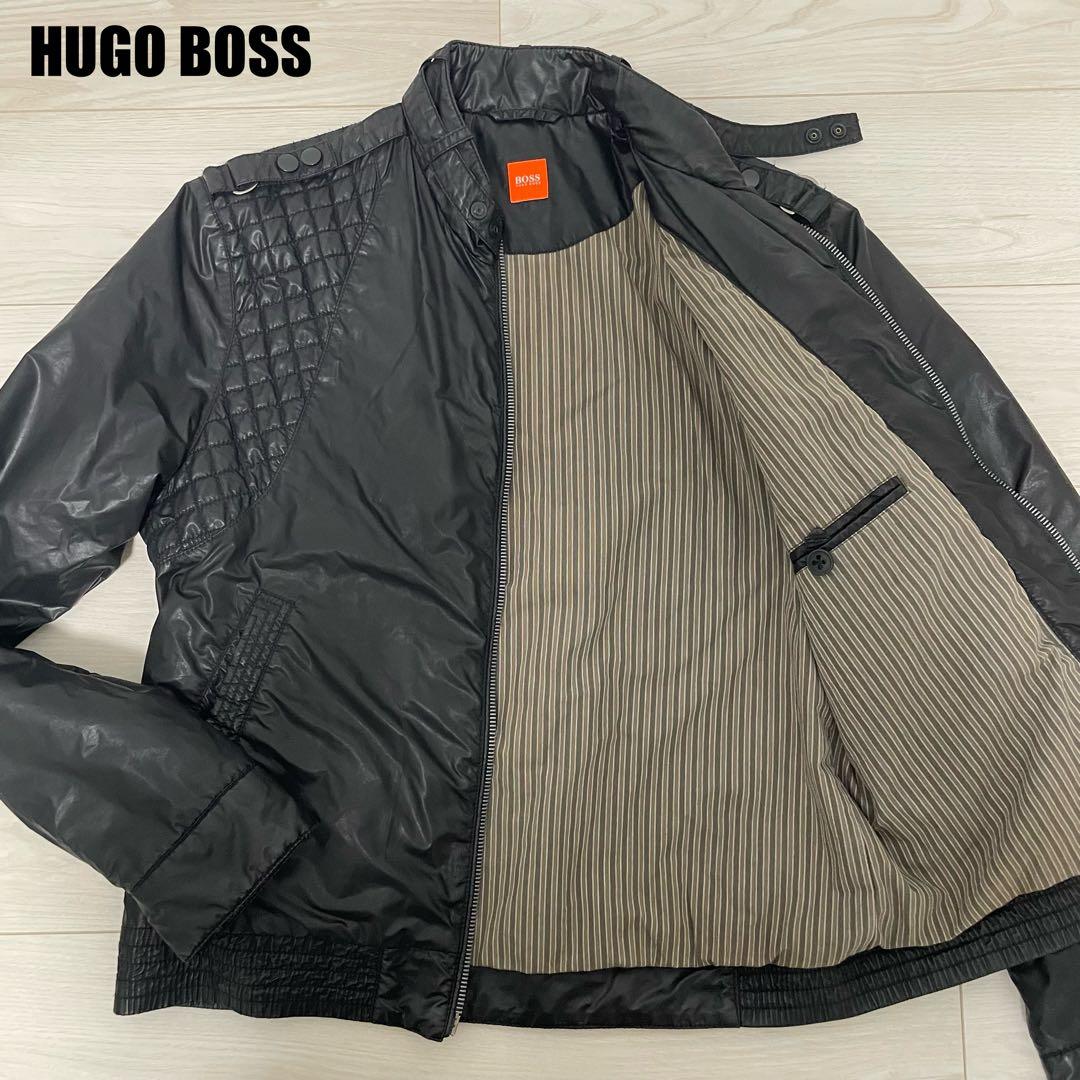 HUGO BOSS ヒューゴボス　ライダースジャケット　ナイロン 中綿　XL50
