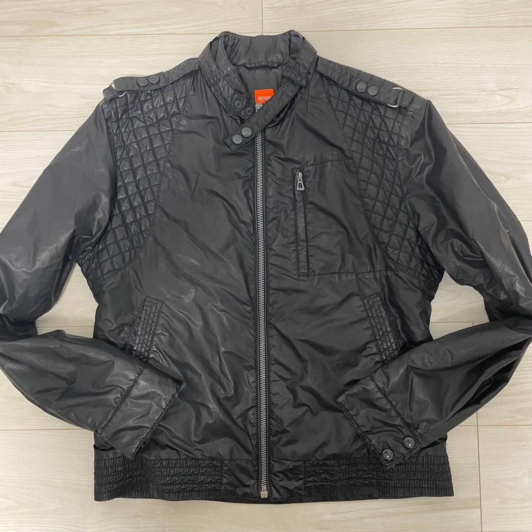 HUGO BOSS ヒューゴボス　ライダースジャケット　ナイロン 中綿　XL50