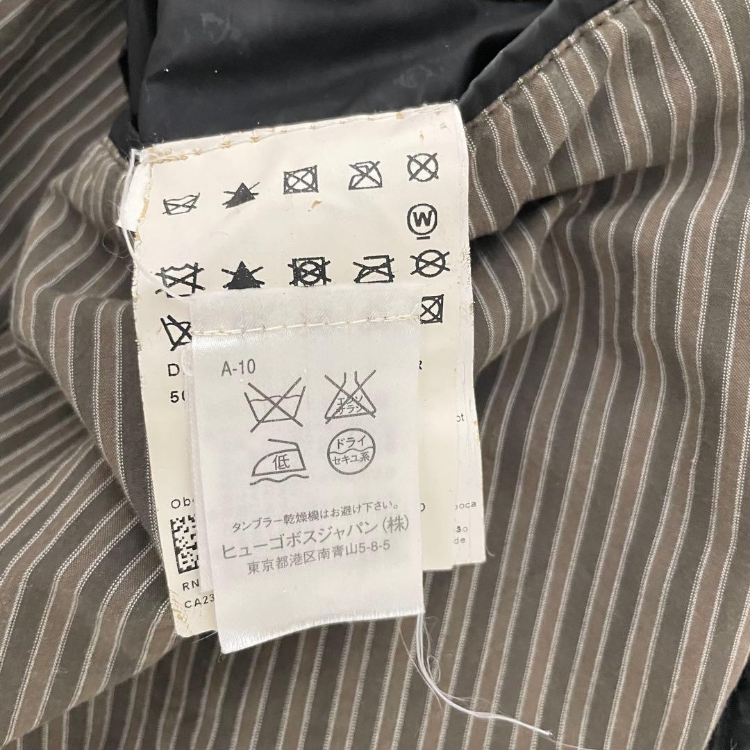 HUGO BOSS ヒューゴボス　ライダースジャケット　ナイロン 中綿　XL50