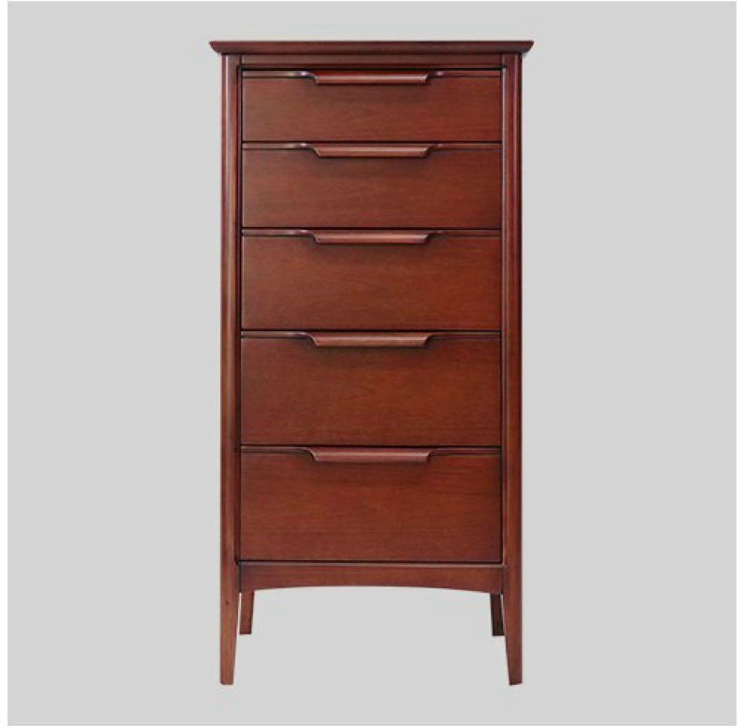 購入価格7万弱。東海家具 オーランドチェスト 幅45 5段　一部リメイク、補修済