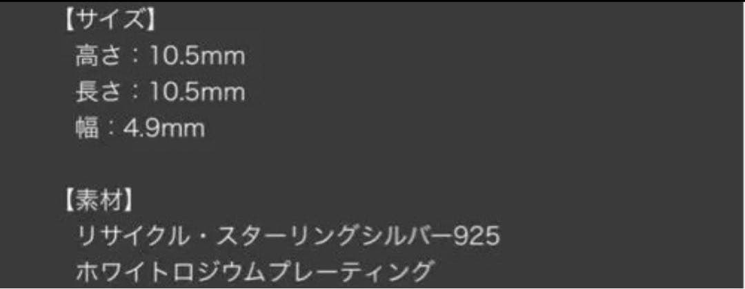 TOM WOOD Ice Huggie シルバーピアス