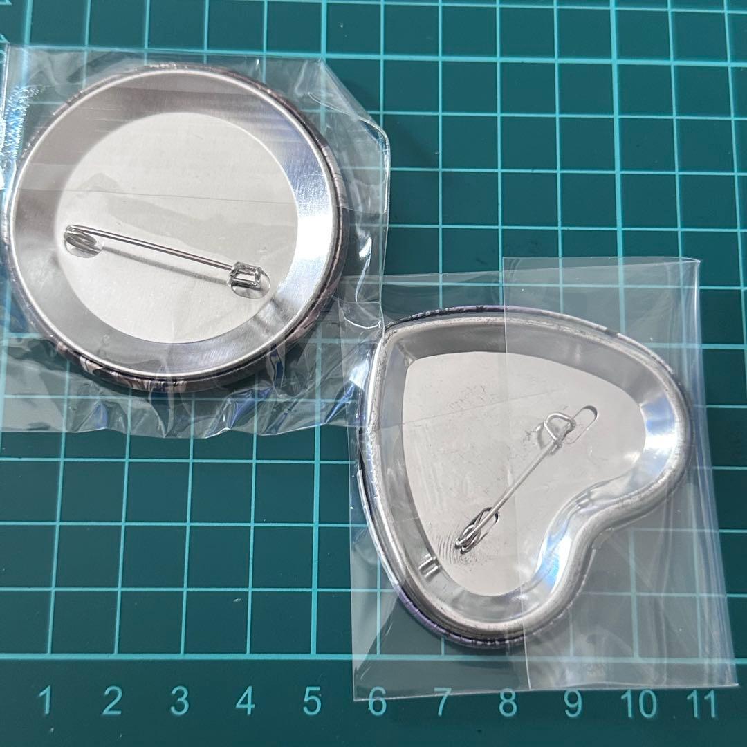 ラッキードッグ1 ラキド 特典　ハート缶バッジ　ジュリオ