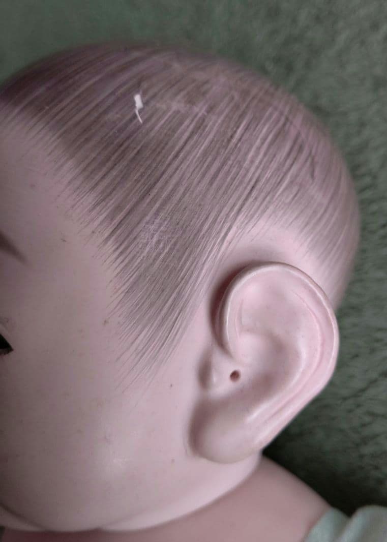 極上 大正時代 逸品　市松人形 男の子 お印 紋付き お手入れ済み