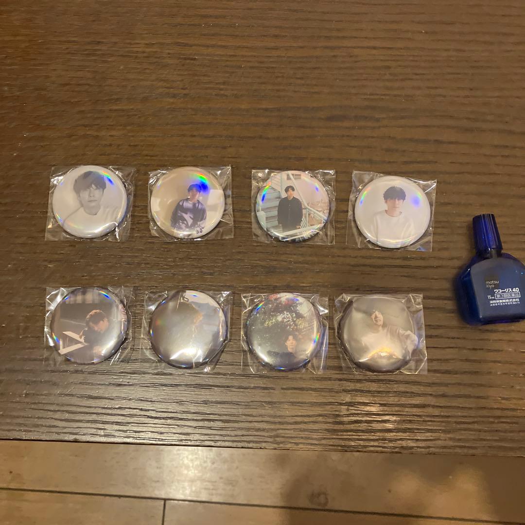 Jam 鋼田 s_t_t_aR 星野源　写真付き缶バッジ8個セット