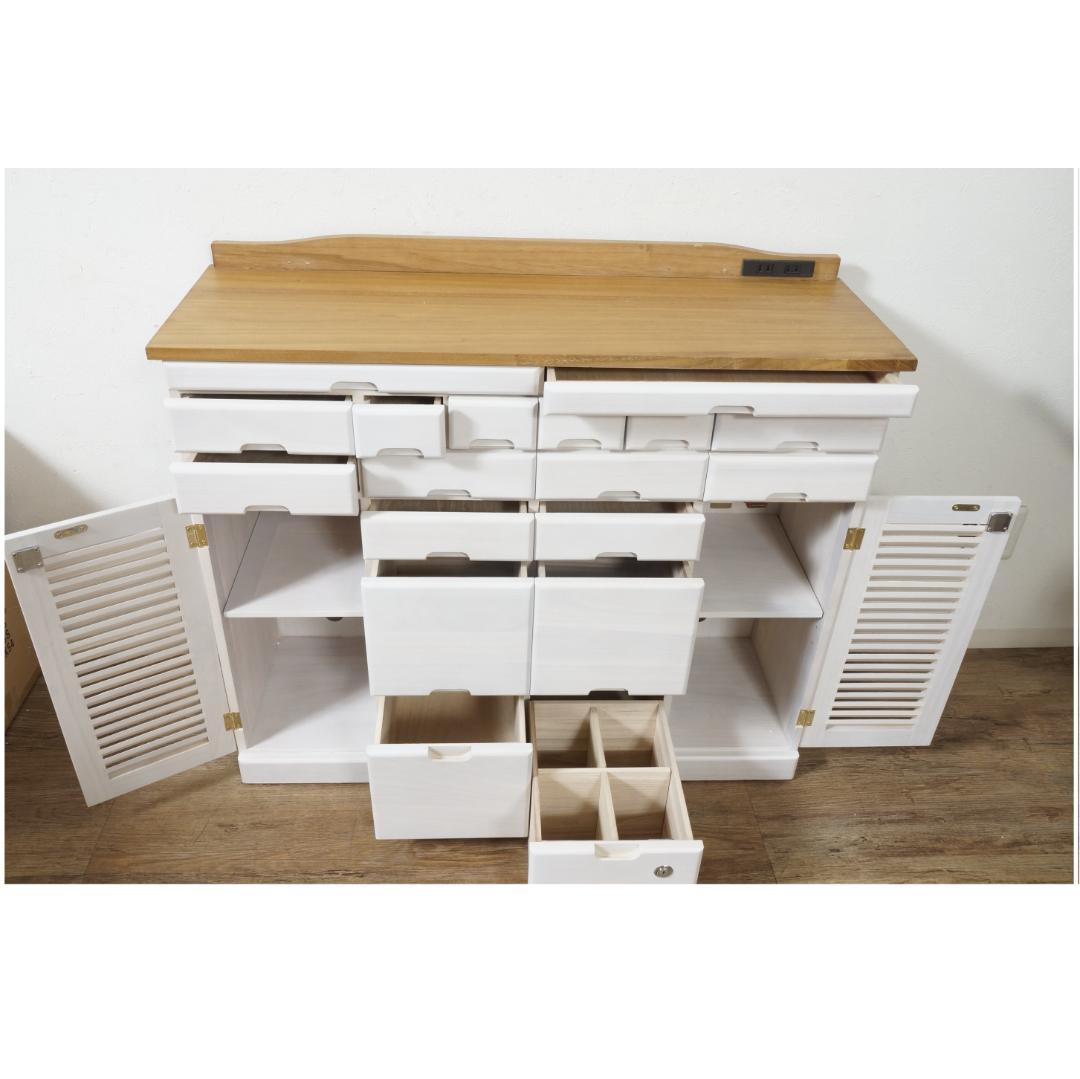 アウトレット　FAX台　引き出しいっぱいチェスト　 収納