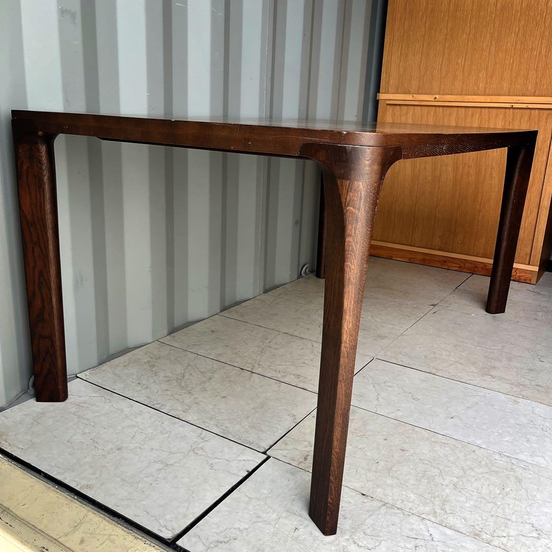 取付無料！カリモク家具 北欧風天然木おしゃれアンティークダイニングテーブル✨
