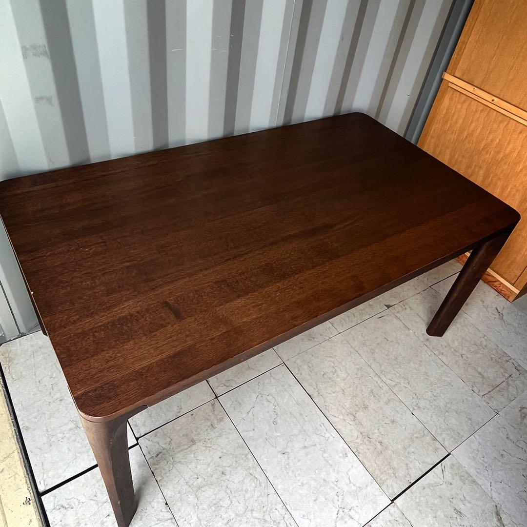 取付無料！カリモク家具 北欧風天然木おしゃれアンティークダイニングテーブル✨