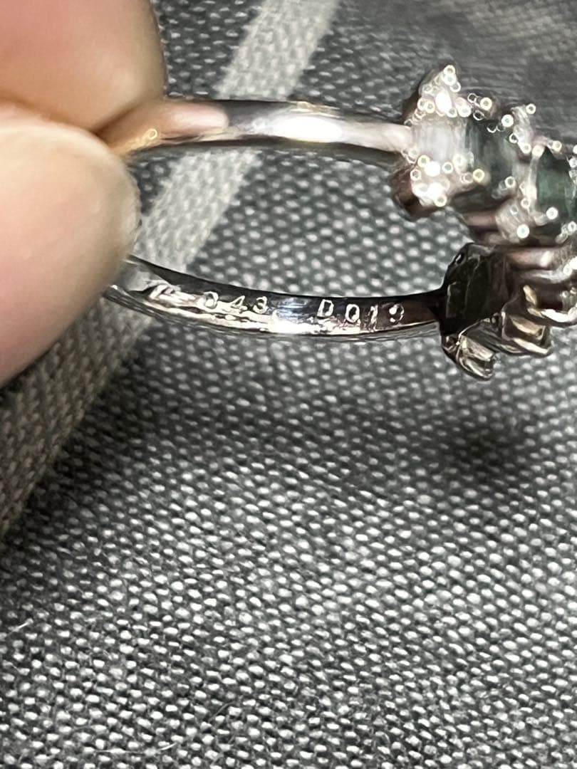 エステール アレキサンドライト ダイヤ k18wg