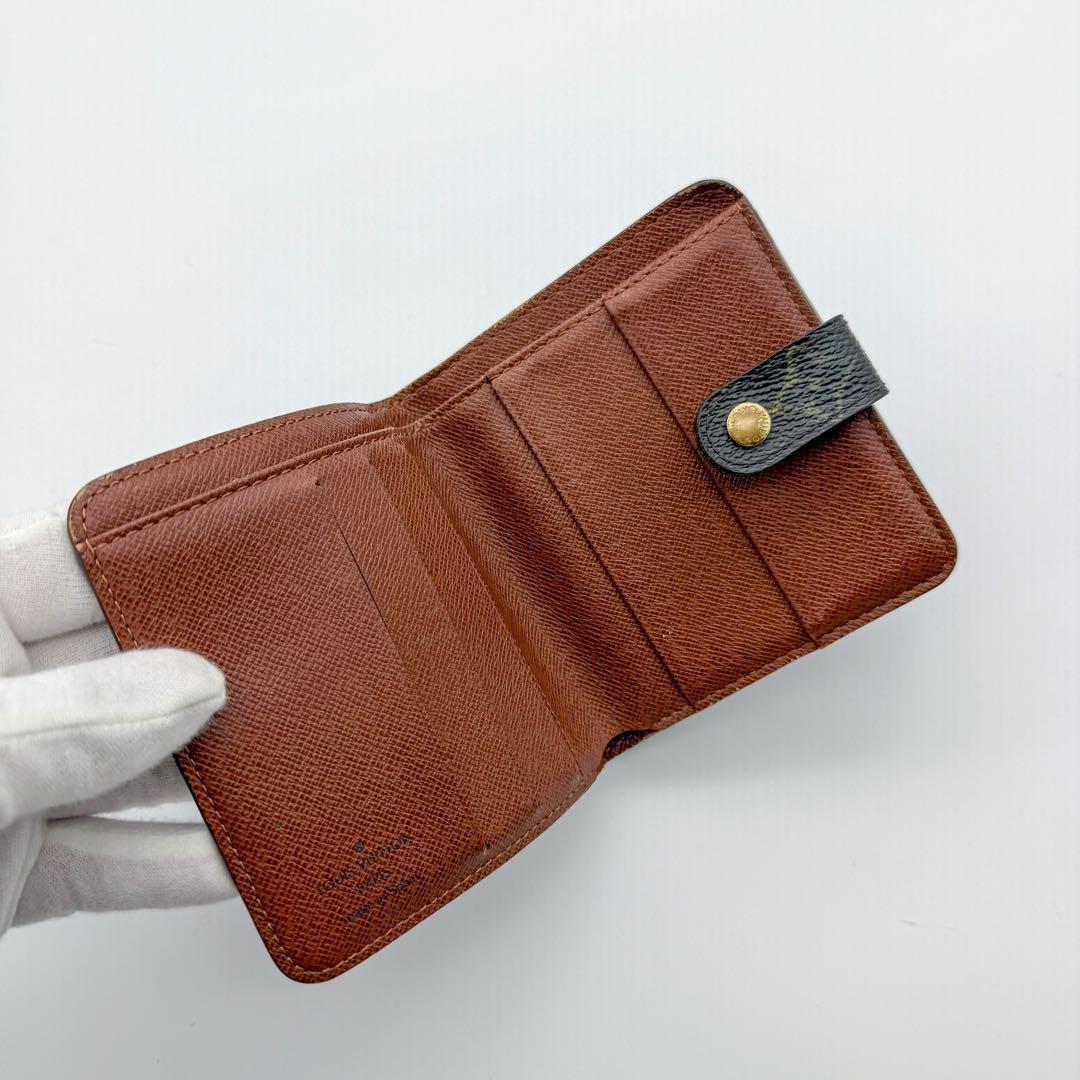 【最高級品】ルイヴィトン モノグラム コンパクトジップ 折り財布 M61667