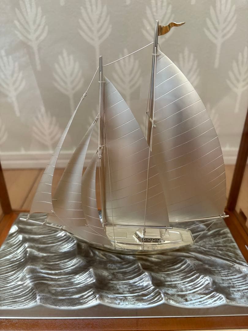 武比古 銀製ヨット4号 Silver PLATED TAKEHIKO