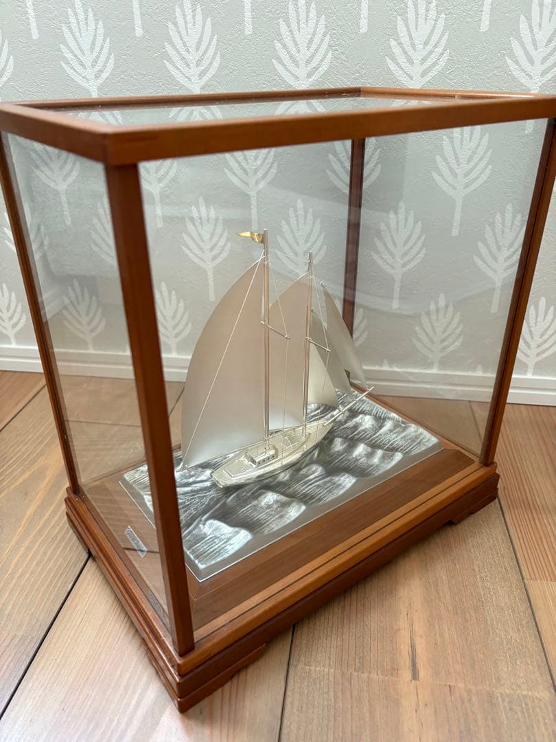 武比古 銀製ヨット4号 Silver PLATED TAKEHIKO