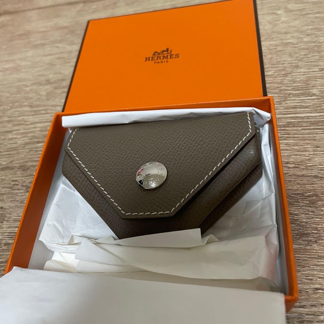 HERMES エルメス ルヴァンキャトル エトゥープ ケース 財布