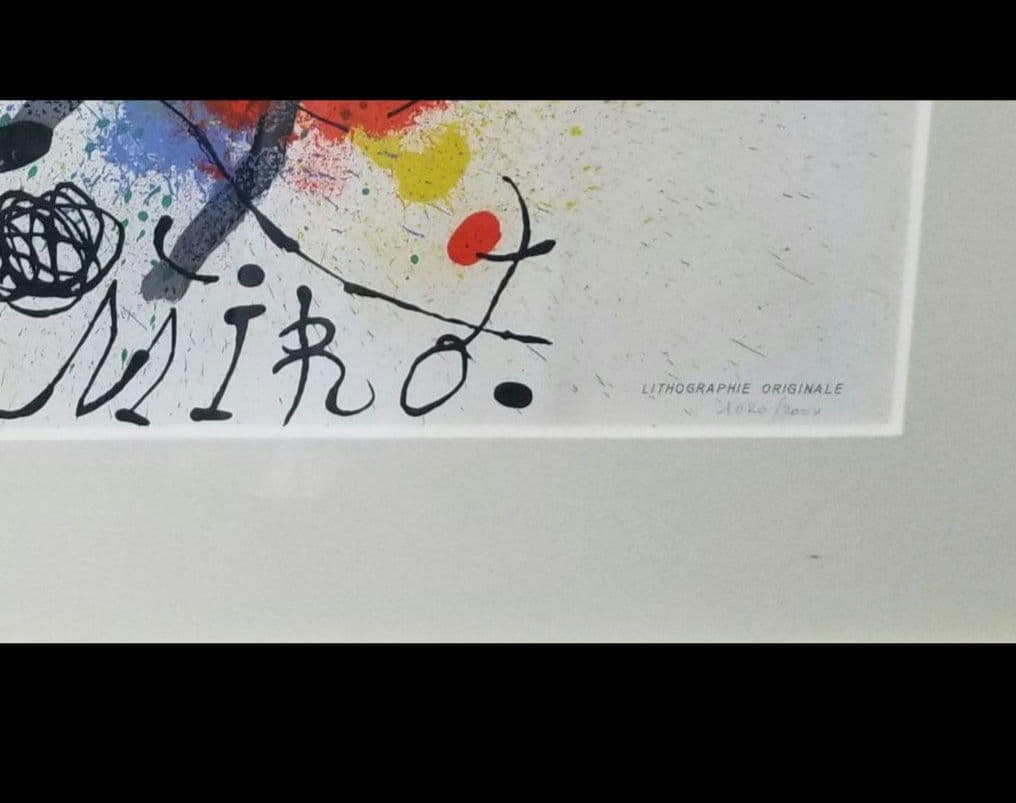 リトグラフ＊ ジョアンミロ