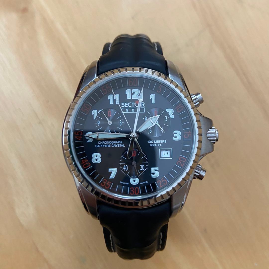 セクター　SECTOR 900 クォーツ　100M防水　サファイアクリスタル