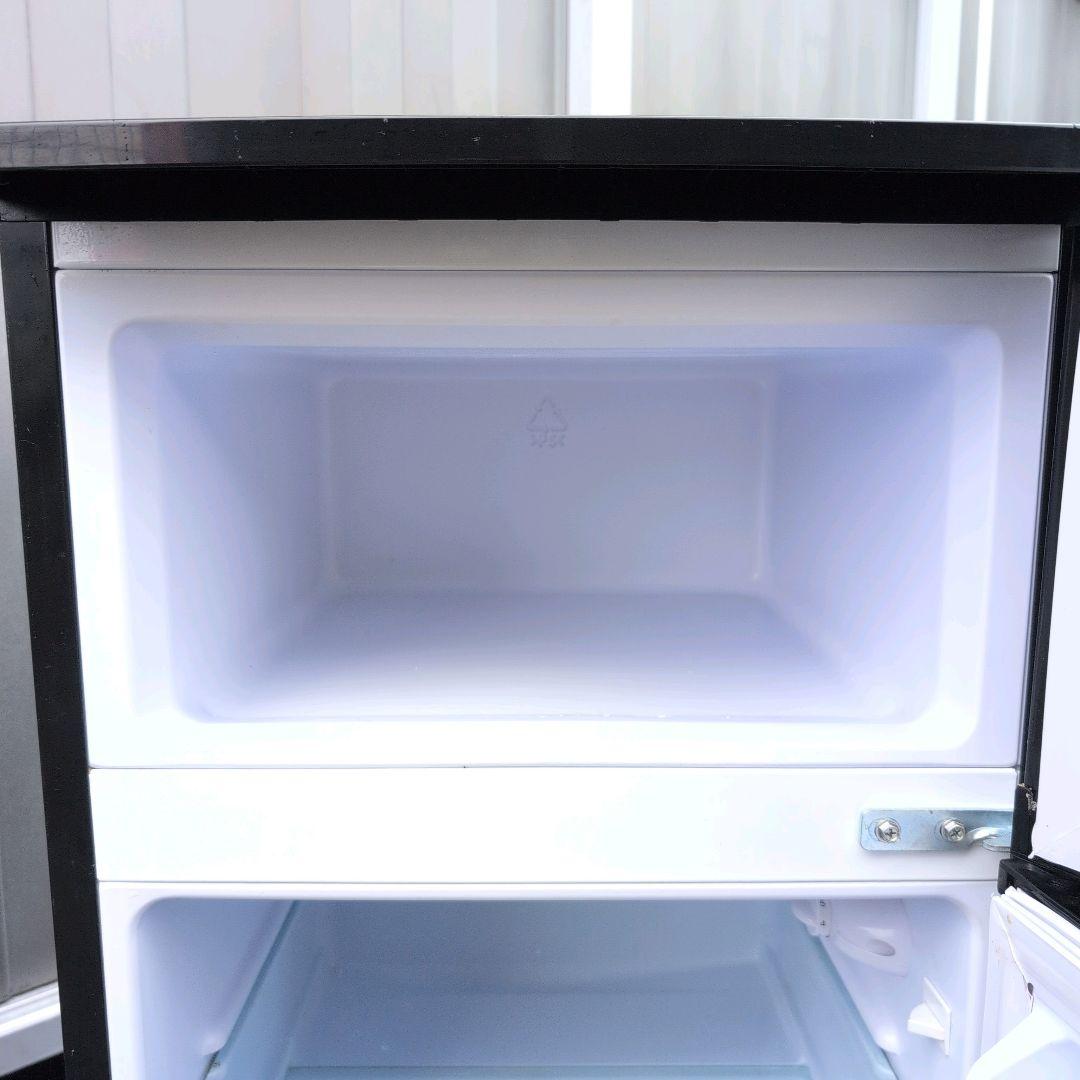 アイリスオーヤマ　2ドア　冷凍　冷蔵庫　NRSD-8A-B　81L