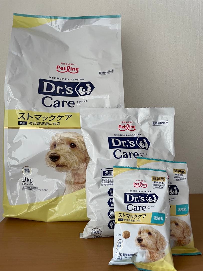 ドクターズケア ストマックケア 低脂肪タイプ 3kg + 400g＋40g×2