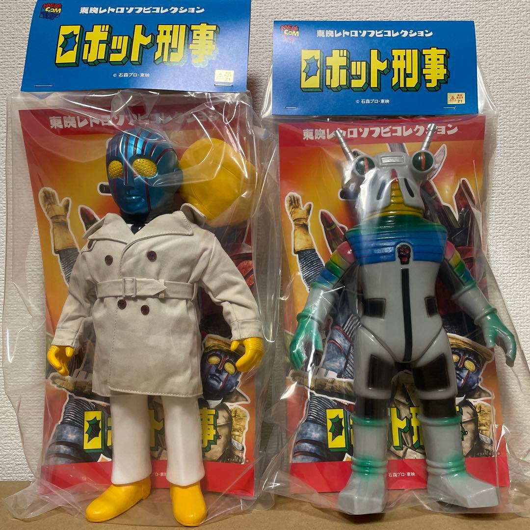 東映レトロソフビコレクション カメレオマン & ロボット刑事 K コートVer.