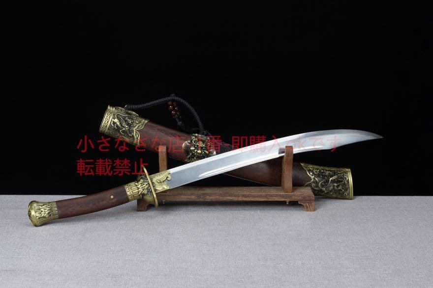 武具　刀装具　日本刀　模造刀   居合刀 清腰刀 猛虎の宝刀