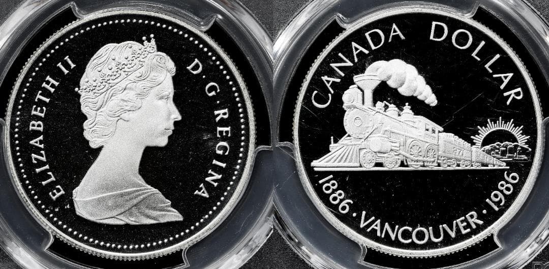 最高鑑定　極美品　PCGS-PR70 DCAM カナダ 1986 銀貨
