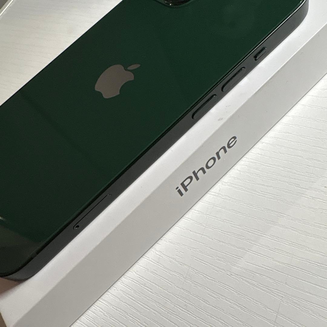 iPhone 13 256GB グリーン SIMフリー 極美品