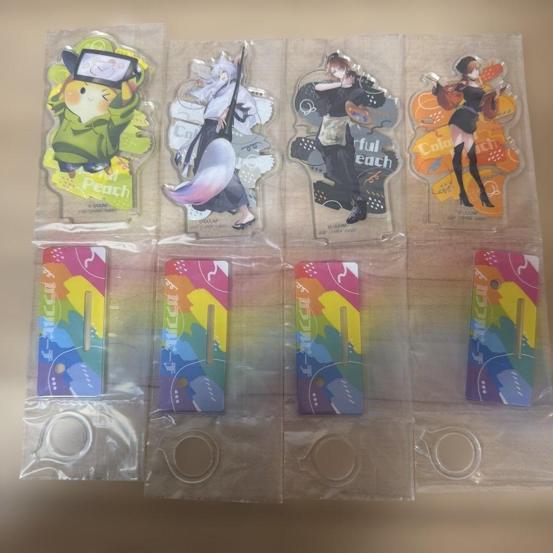 カラフルピーチ 一番くじ　Powerful Art N賞 アクスタ　コンプリート