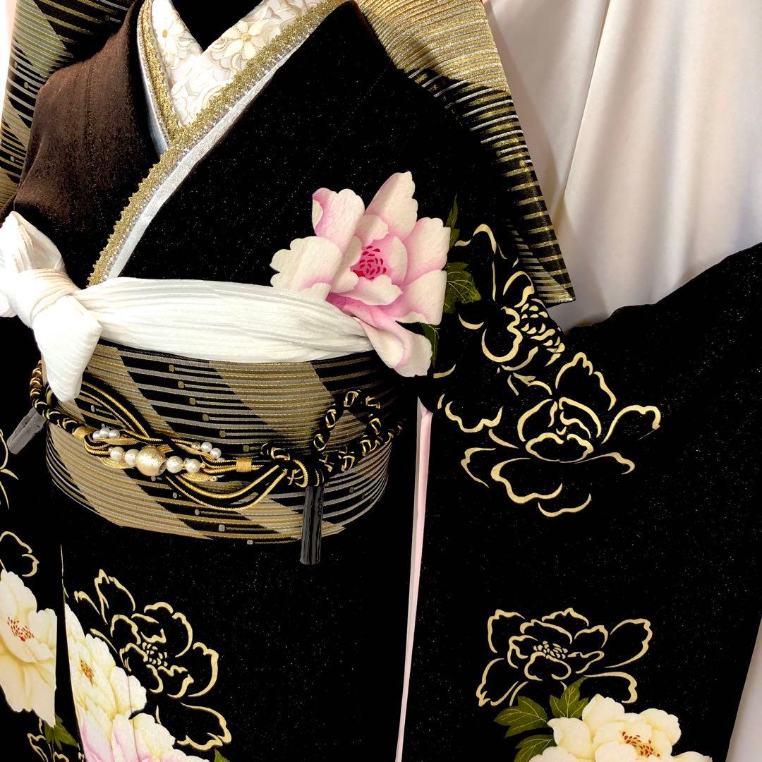 振袖フルセット■逸品■大輪牡丹■金彩加工■成人式■振袖一式