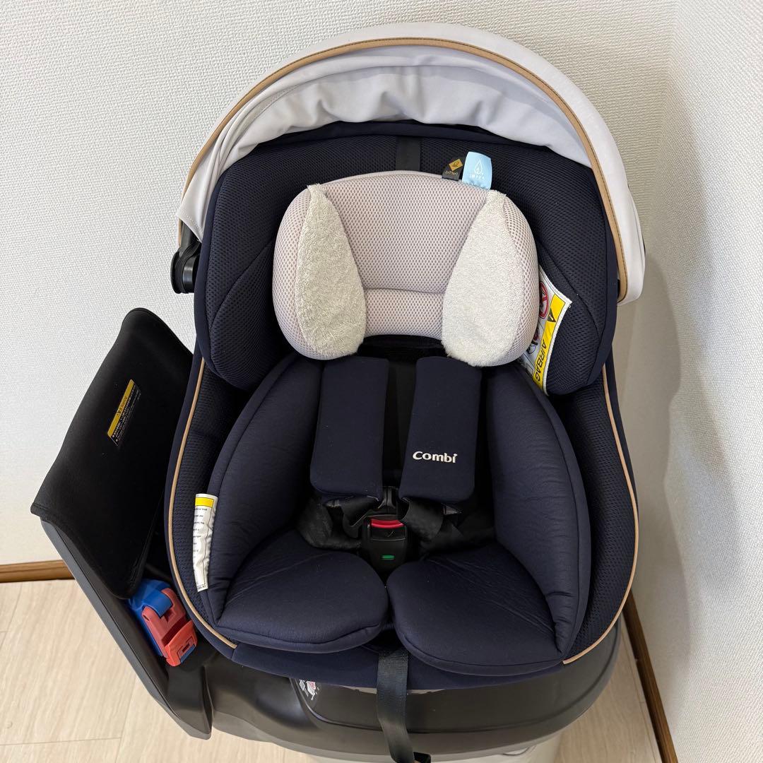 【美品】コンビ　クルムーヴ スマート ISOFIX エッグショック　JL-590