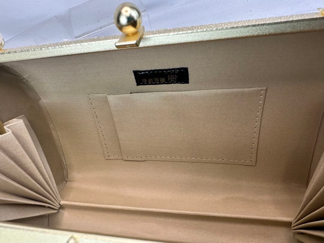 正絹帯地　振袖厚底草履バックセット　 減りずらい赤クレープ底使用