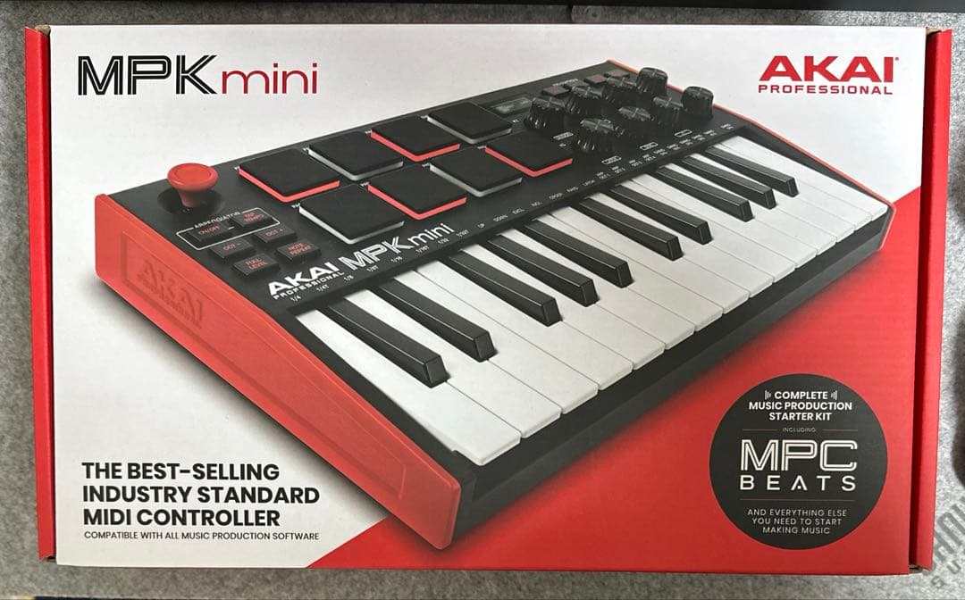 【動作確認済】AKAI MPK mini mk3 MIDIキーボード（箱付き）