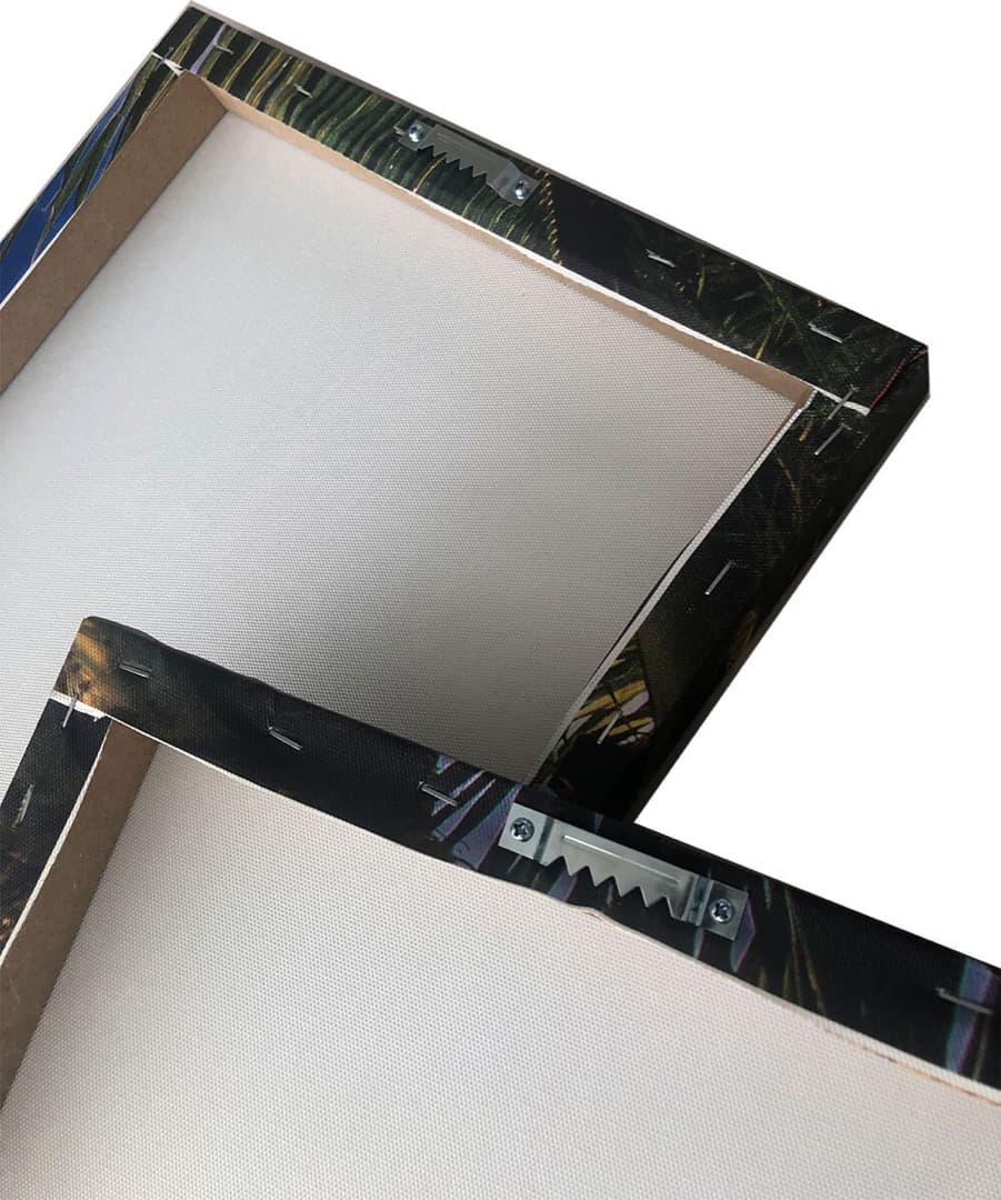 キャンバスアート Surfboard on the beach  (4枚)