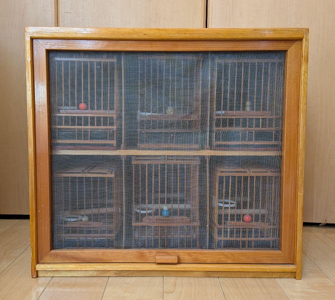 メジロ籠 6個 & 寝かせ箱 セット