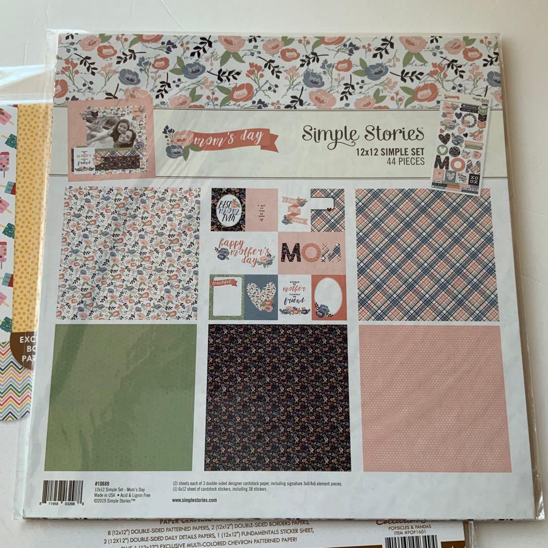 スクラップブッキング　キットセット６種　8パックセット　海外ブランド