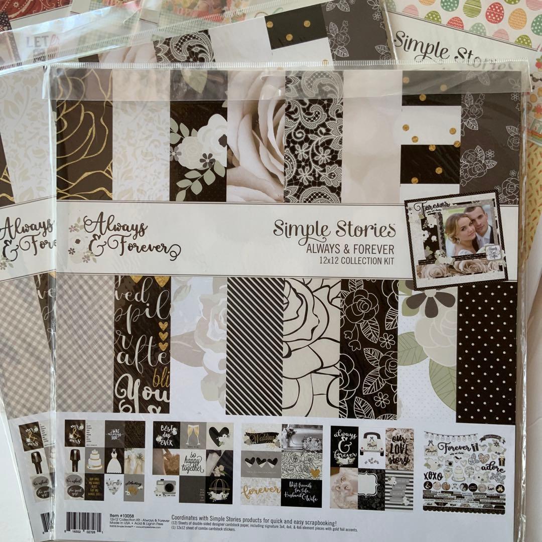 スクラップブッキング　キットセット６種　8パックセット　海外ブランド